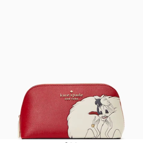 Kate Spade Disney X Kate Spade New York Cruella Makeup Bag
Red Multi - Picture 3 of 16